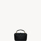 Saint Laurent College Mini Chain Bag In Shiny Crackled Leather