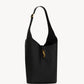 Saint Laurent LE 5 À 7 Hobo In Grained Leather