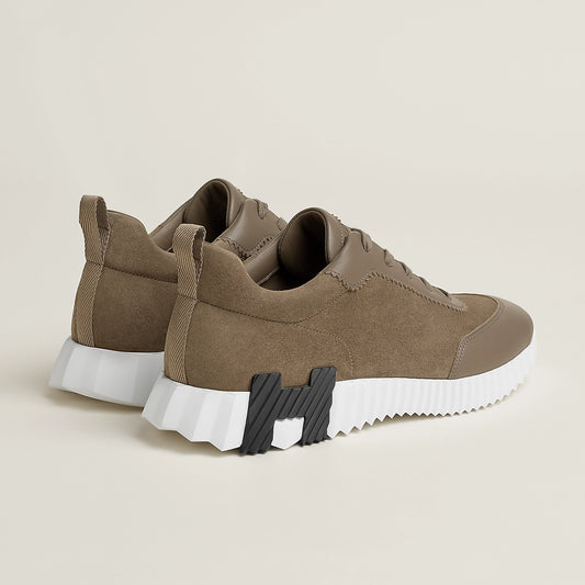 Étoupe - Blanc Bouncing Sneaker