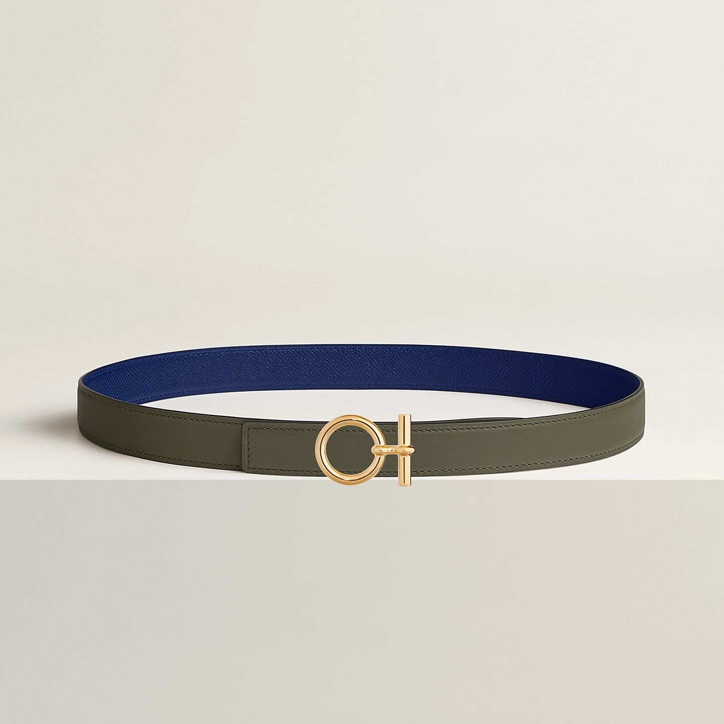FLOT BELT BUCKLE & REVERSIBLE LEATHER STRAP 24 MM