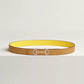 Gamma Belt Buckle & Reversible Leather Strap 24 MM