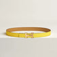 Mini H Belt Buckle & Reversible Leather Strap 24 MM