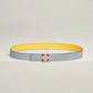 H Roseraie Belt Buckle & Hermès Sur Mer Reversible Leather Strap 24 MM