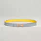 Mini Constance Martelee Belt Buckle & Hermès Sur Mer Reversible Leather Strap 24 MM