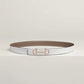 Gamma Belt Buckle & Reversible Leather Strap 24 MM