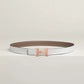Mini Constance Martelee Belt Buckle & Hermès Sur Mer Reversible Leather Strap 24 MM