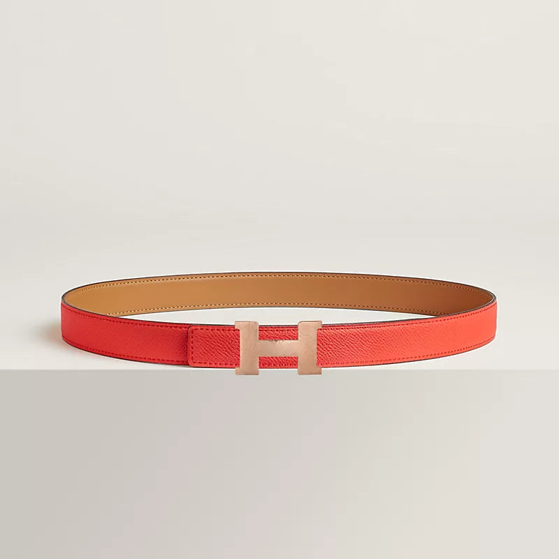 Mini Constance Martelee Belt Buckle & Hermès Sur Mer Reversible Leather Strap 24 MM