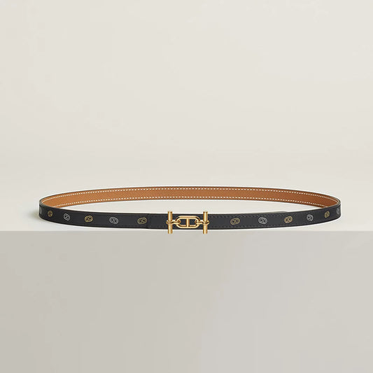 Ancre Belt Buckle & Leather Strap 13 MM