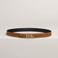 H au Carre Twist Belt Buckle & Reversible Leather Strap 24 MM