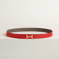 Mors H Belt Buckle & Reversible Leather Strap 24 MM