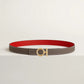 Flot belt Buckle & Hermès Sur Mer Reversible Leather Strap 24 MM