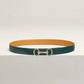 Heritage Belt Buckle & Reversible Leather Strap 24 MM