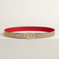 Odyssee Belt Buckle & Reversible Leather Strap 32 MM