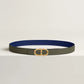 Maillon Torsade Belt Buckle & Reversible Leather Strap 24 MM