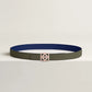 H Roseraie Belt Buckle & Hermès Sur Mer Reversible Leather Strap 24 MM