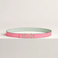 Gamma Belt Buckle & Reversible Leather Strap 24 MM