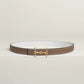 H EQUESTRE BELT BUCKLE & REVERSIBLE LEATHER STRAP 24 MM