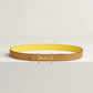 H EQUESTRE BELT BUCKLE & REVERSIBLE LEATHER STRAP 24 MM