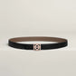 H ROSERAIE BELT BUCKLE & REVERSIBLE LEATHER STRAP 24 MM