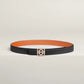 H ROSERAIE BELT BUCKLE & REVERSIBLE LEATHER STRAP 24 MM