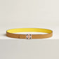 H ROSERAIE BELT BUCKLE & REVERSIBLE LEATHER STRAP 24 MM