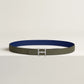 H TORSADE BELT BUCKLE & REVERSIBLE LEATHER STRAP 24 MM