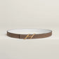 HDN BELT BUCKLE & REVERSIBLE LEATHER STRAP 24 MM