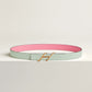 HDN BELT BUCKLE & REVERSIBLE LEATHER STRAP 24 MM
