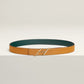 HDN BELT BUCKLE & REVERSIBLE LEATHER STRAP 24 MM