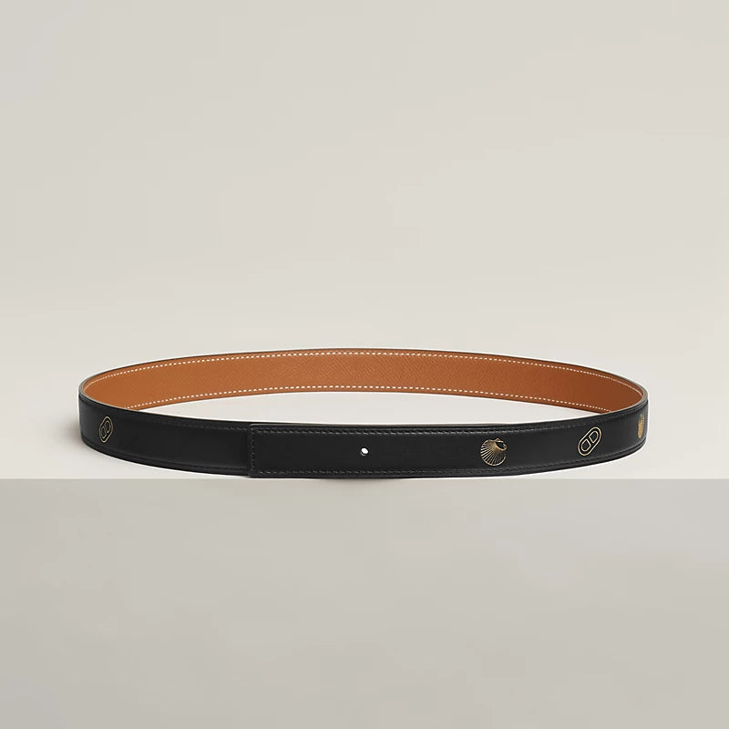 HERMÈS SUR MER REVERSIBLE LEATHER STRAP 24 MM