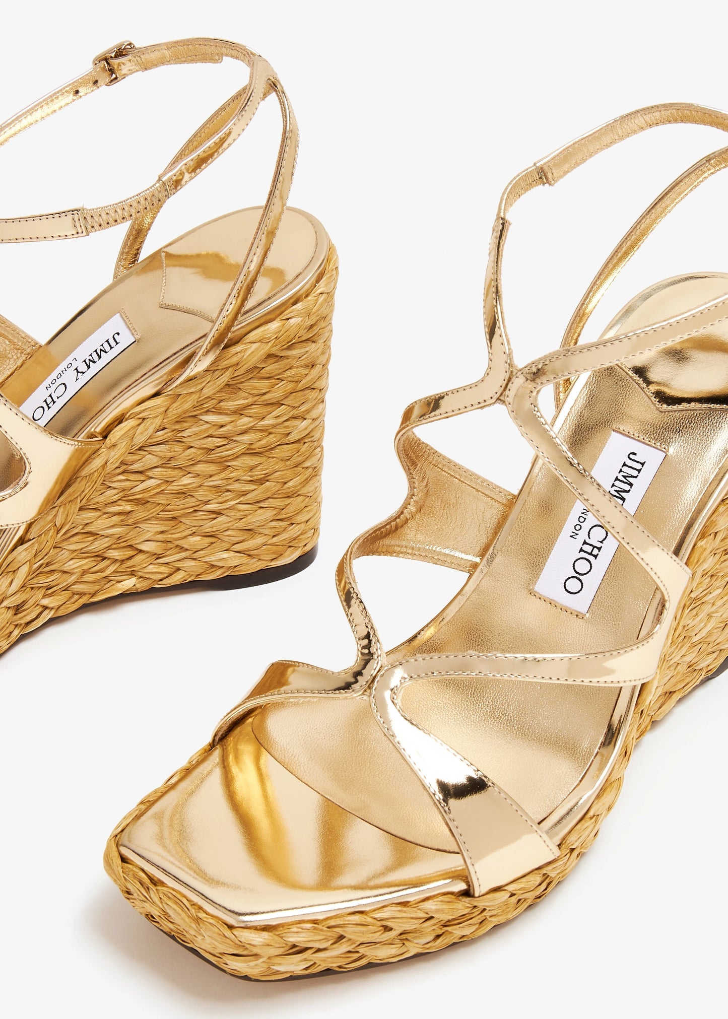 JIMMY CHOO  Ayla 110 wedge sandals