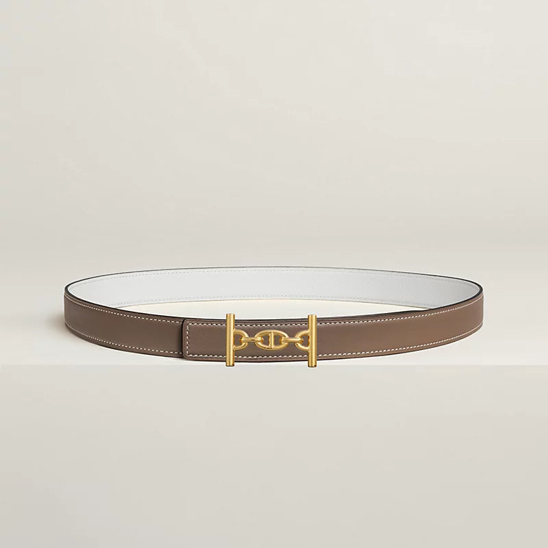 Lagune Belt Buckle & Reversible Leather Strap 24 MM