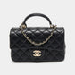 Classic Quilted Flap Bag with Top Handle
