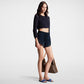 Blue LV Isola Flat Mule