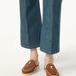 Ribbon Green - Charms Walk Babouche Loafer  Suede