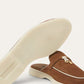 Ribbon Green - Charms Walk Babouche Loafer  Suede