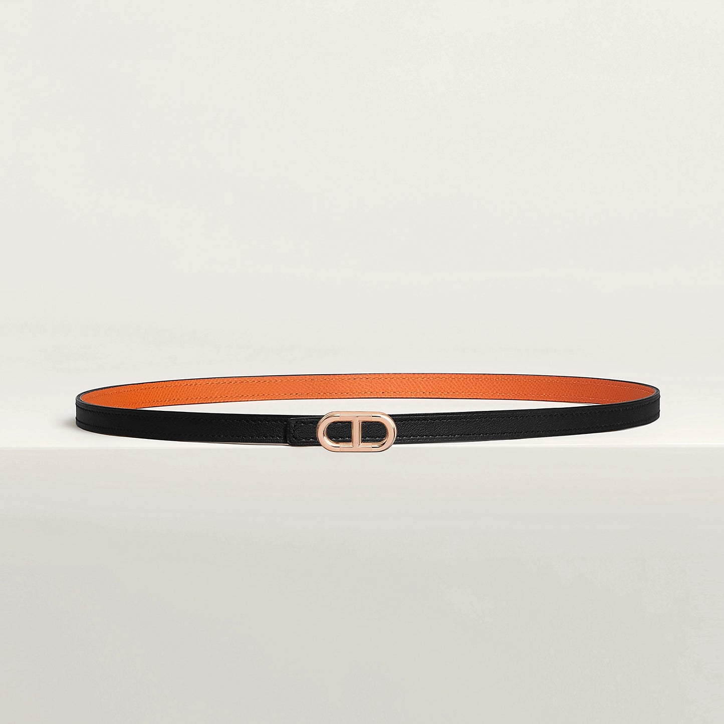 Maillon H Belt Buckle & Reversible Leather Strap 13 MM