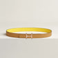MORS H BELT BUCKLE & REVERSIBLE LEATHER STRAP 24 MM