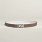 MY H BELT BUCKLE & REVERSIBLE LEATHER STRAP 24 MM