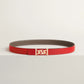 MY H BELT BUCKLE & REVERSIBLE LEATHER STRAP 24 MM