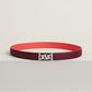 MY H BELT BUCKLE & REVERSIBLE LEATHER STRAP 24 MM