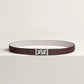 MY H BELT BUCKLE & REVERSIBLE LEATHER STRAP 24 MM