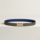 MY H BELT BUCKLE & REVERSIBLE LEATHER STRAP 24 MM
