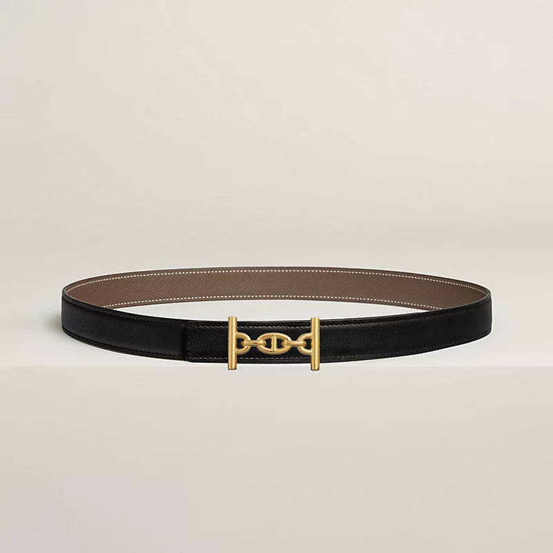 Lagune Belt Buckle & Reversible Leather Strap 24 MM