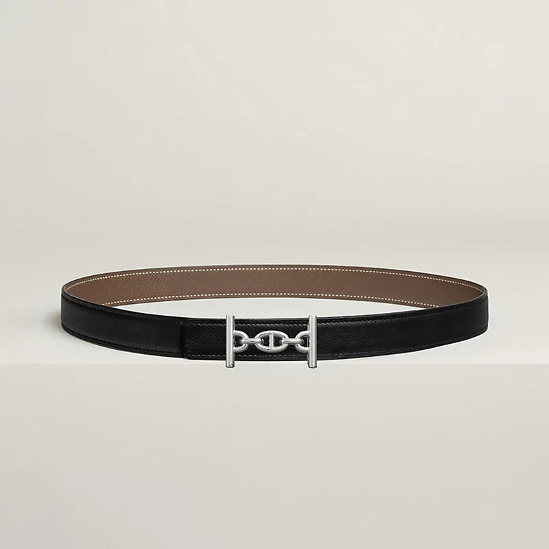 Lagune Belt Buckle & Reversible Leather Strap 24 MM