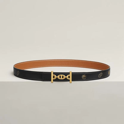 LAGUNE BELT BUCKLE & REVERSIBLE LEATHER STRAP 24 MM