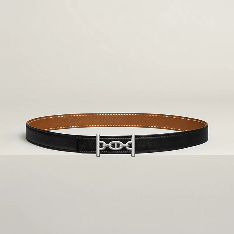 Lagune Belt Buckle & Reversible Leather Strap 24 MM