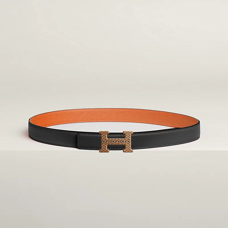 MINI CONSTANCE SO BLACK BELT BUCKLE & REVERSIBLE LEATHER STRAP 24 MM