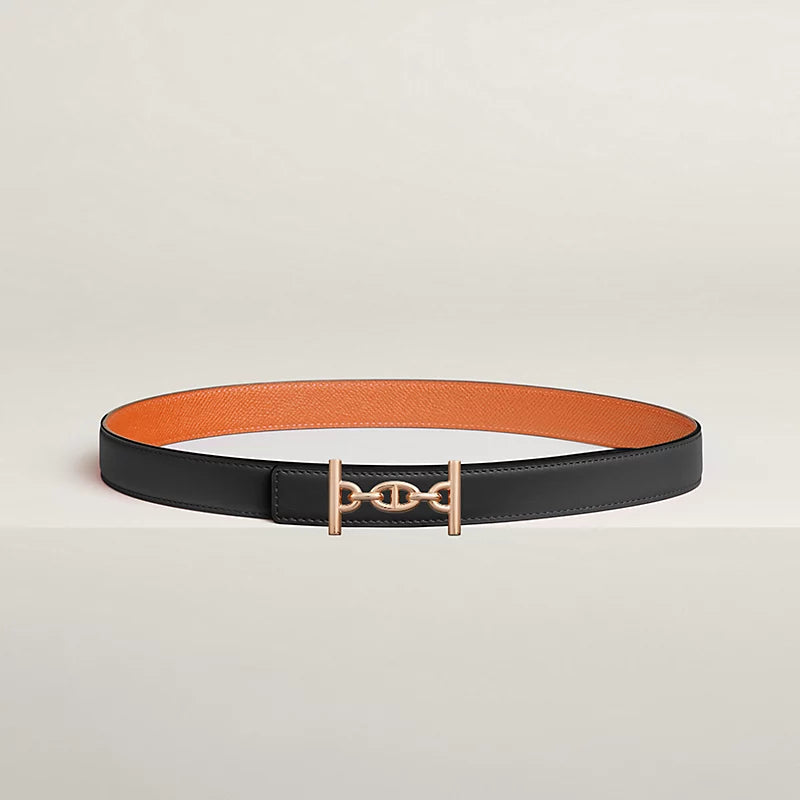 Lagune Belt Buckle & Reversible Leather Strap 24 MM