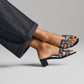 Noir/Cristal & Noir/Rose Oasis Sandal